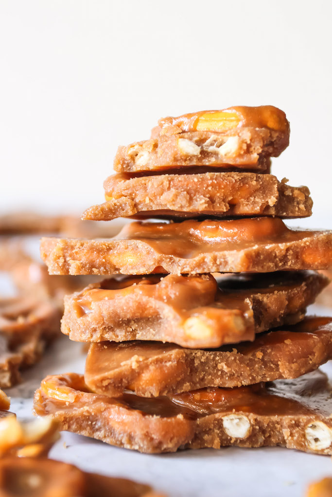 Salty Sweet Toffee Pretzel Crunch Bark Unit 1404