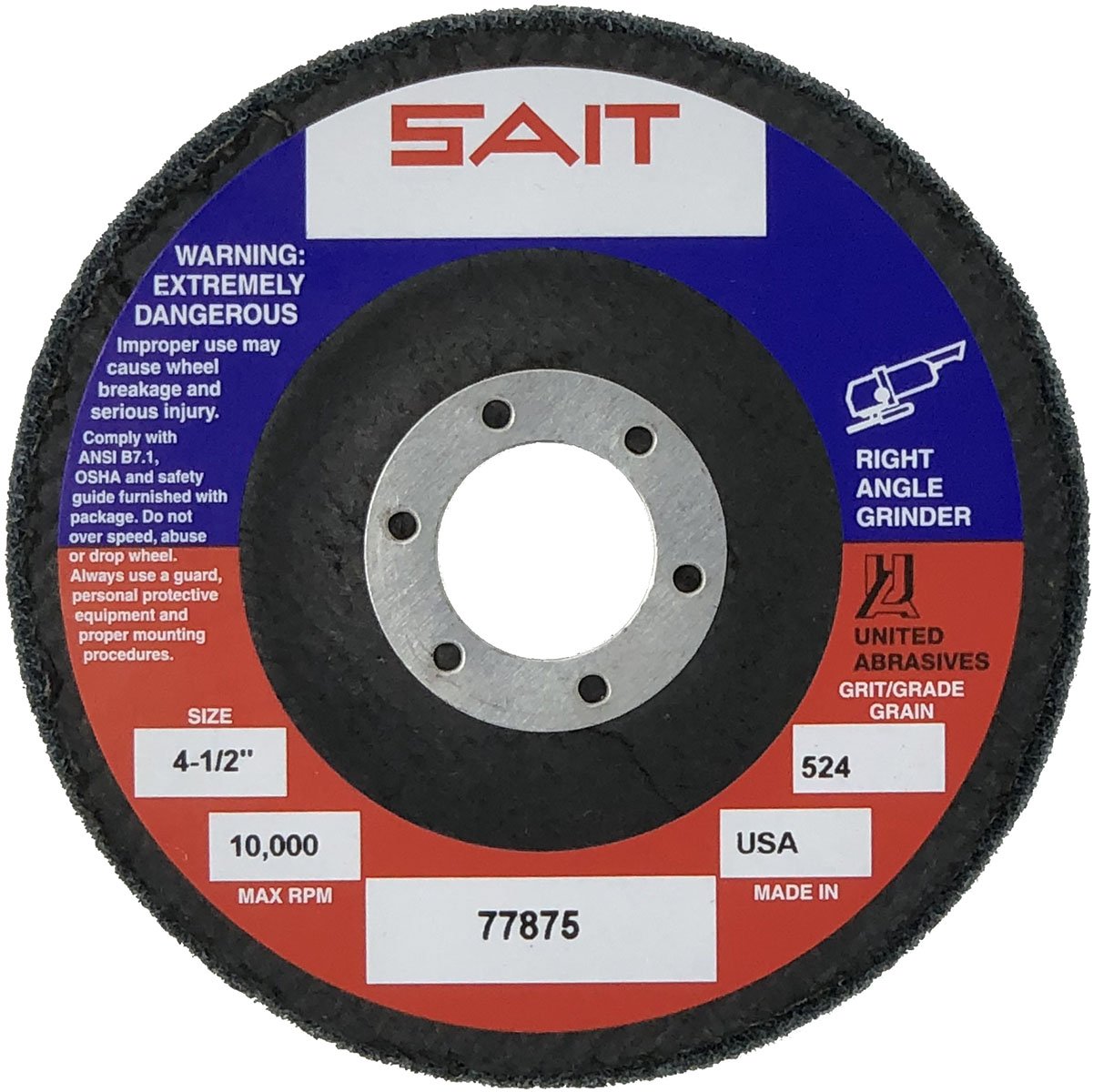 Type 27 Unitized Wheels United Abrasives
