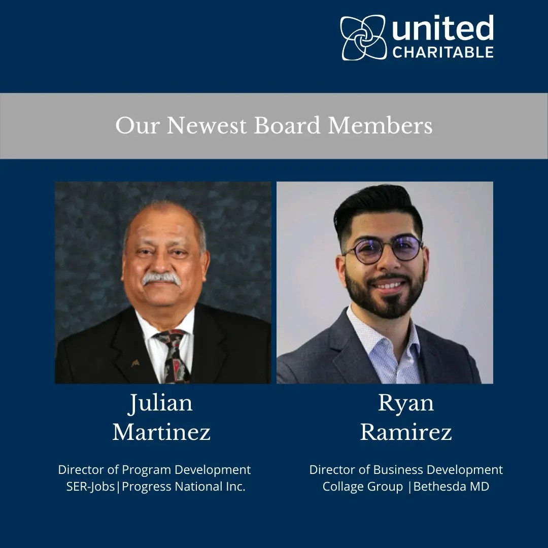 to Our New Board Members! United Charitable