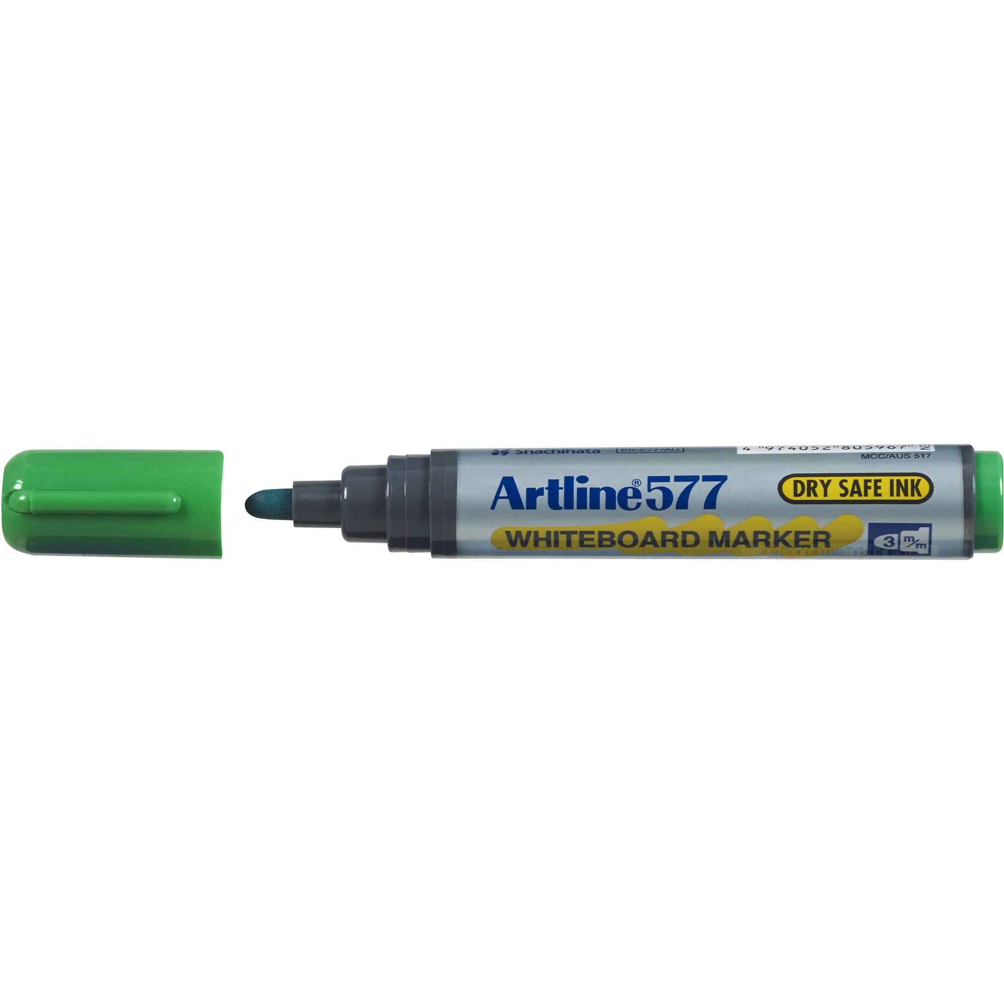 Whiteboard Markers Artline 577 Green Bullet Whiteboard Marker United Office Choice
