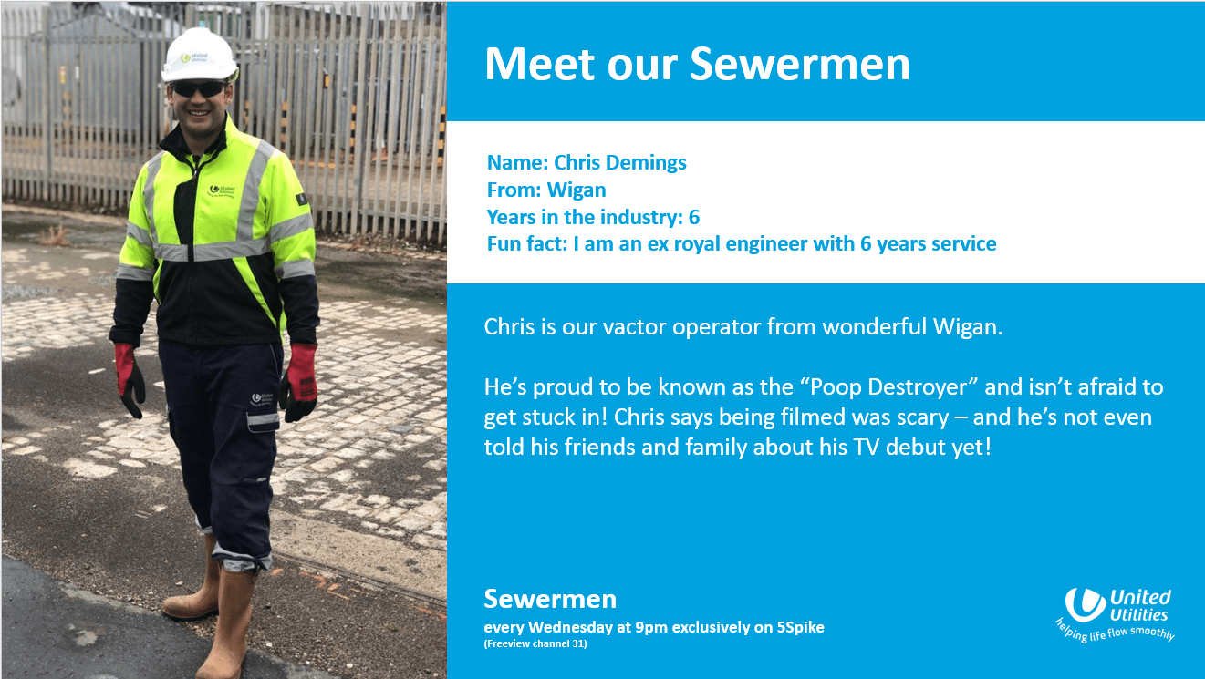 United Utilities Sewermen, the first series