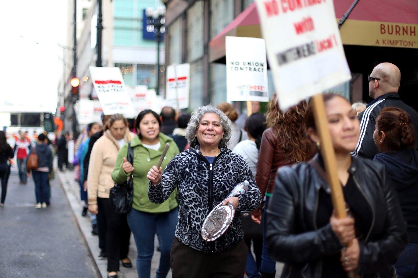 Hotel Burnham Housekeeping Department Wins Union UNITE HERE Local 1