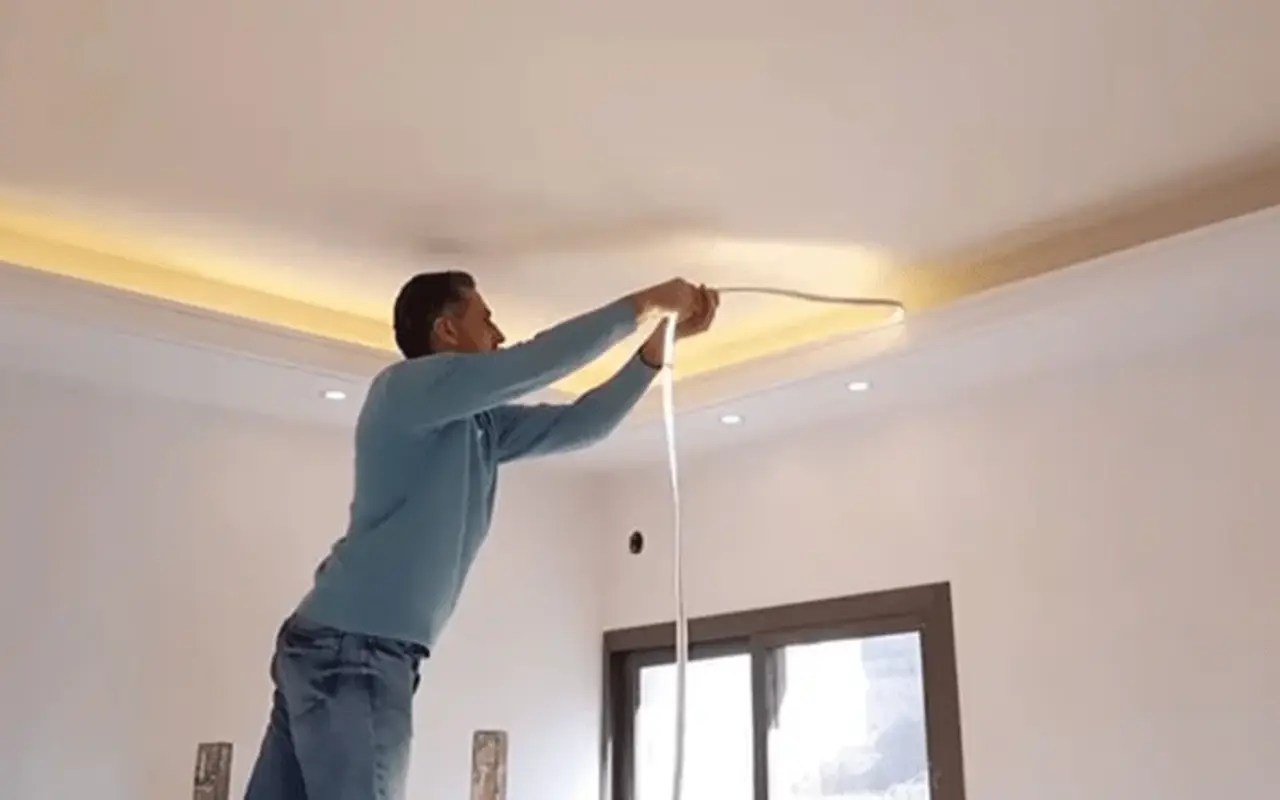 How To Hide LED Strip Lights On Ceiling? | 2024