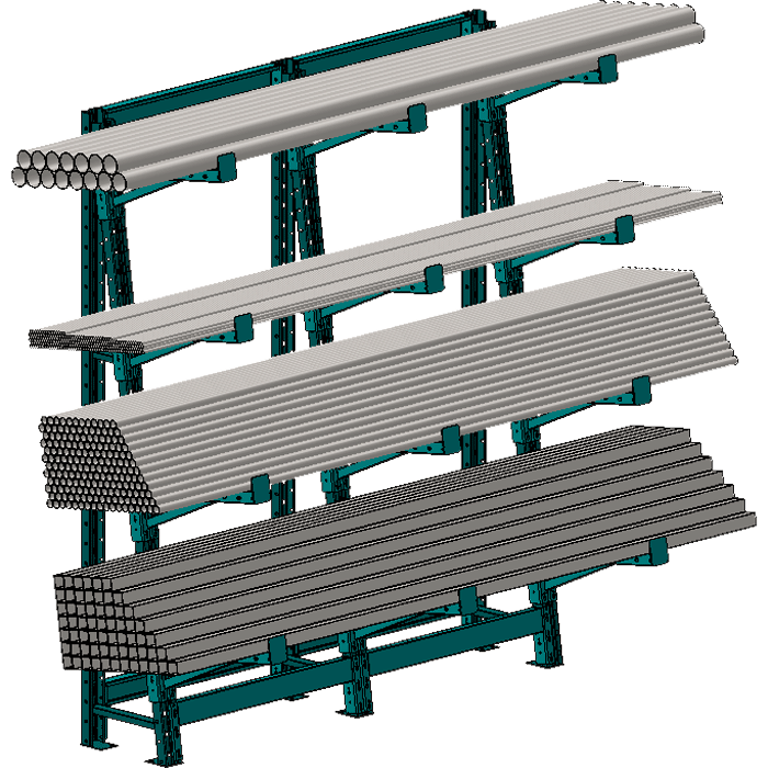 Bar Stock Racking Unitran Manufacturers LTD