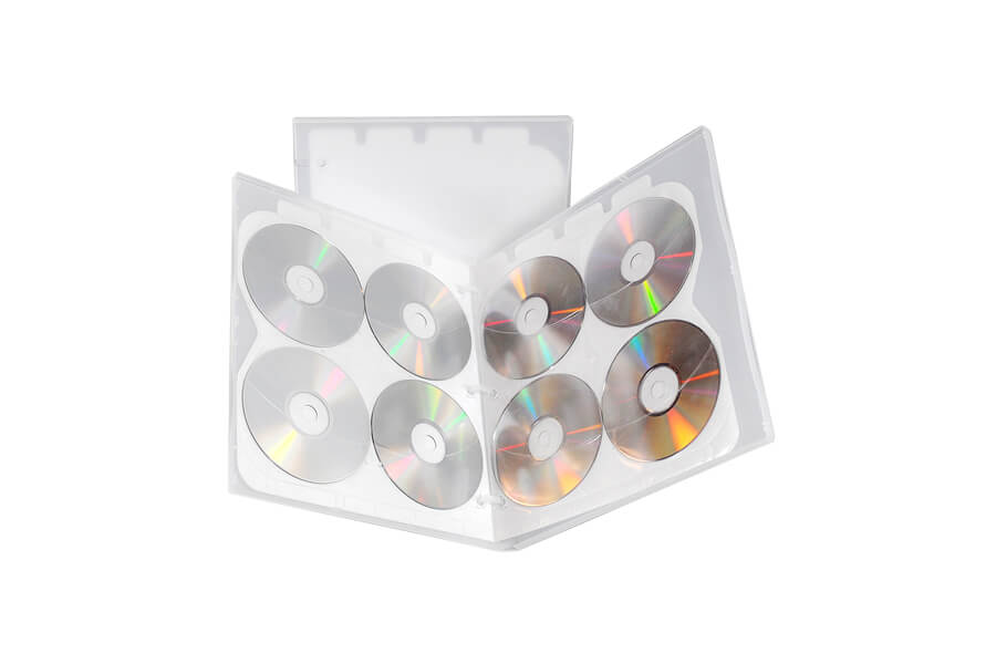 CD Storage Binder Media Disc Binder Clear Case