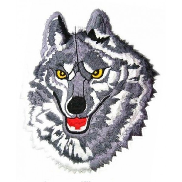Wolf embroidered badge Shenzhen Universal Union Badges CO., Ltd
