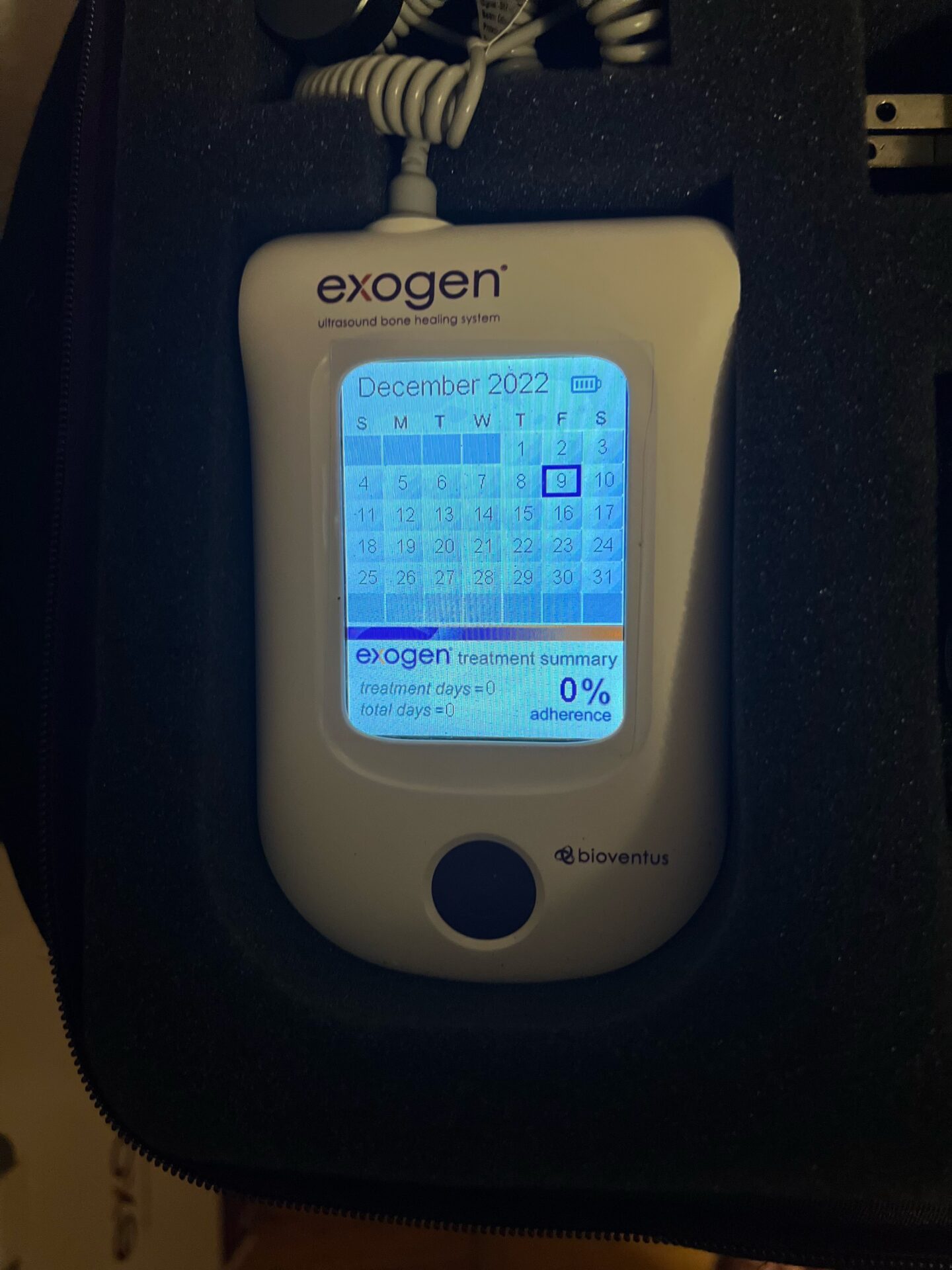 Exogen Ultrasound Bone Healing System Universal Machinery Inc