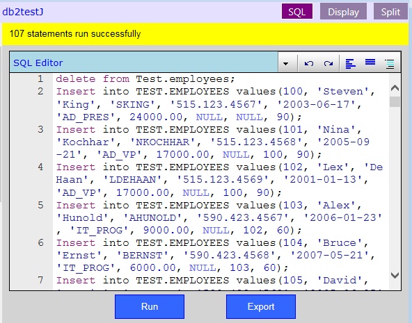 SQL Editor
