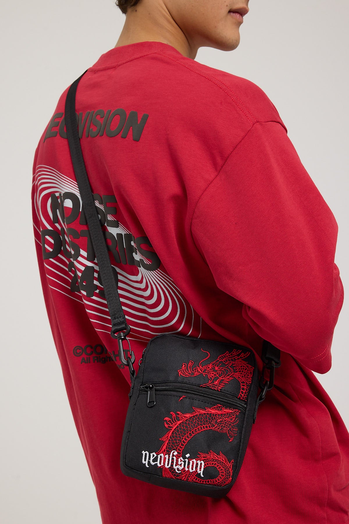 Neovision Dragon Crossbody Bag Black Universal Store