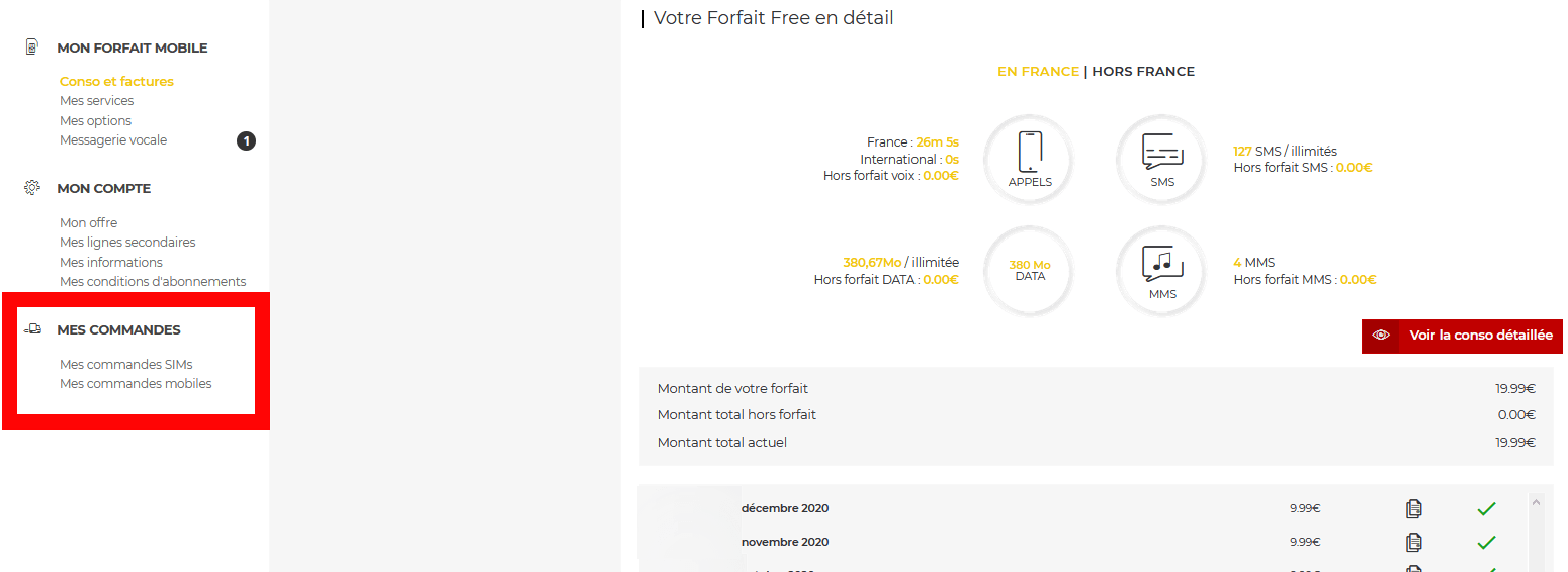 Comment se connecter à l'espace Free mobile
