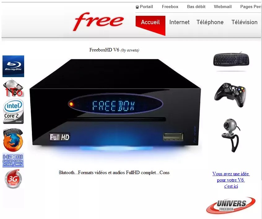 Freebox V6 Les freenautes sont pleins d’imagination