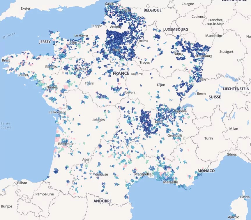 Carte Du Déploiement De La Fibre Déploiement de la fibre un 3ème trimestre record et mise à jour de la