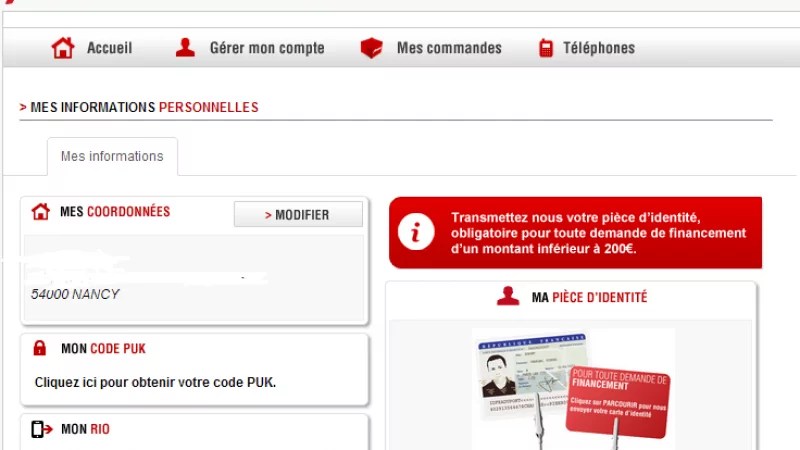 Assistance Free Gérer mon compte Accès Libre