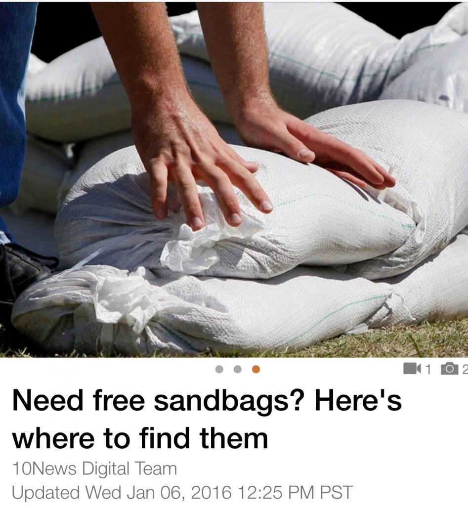 Need free sandbags? Here’s where to find them