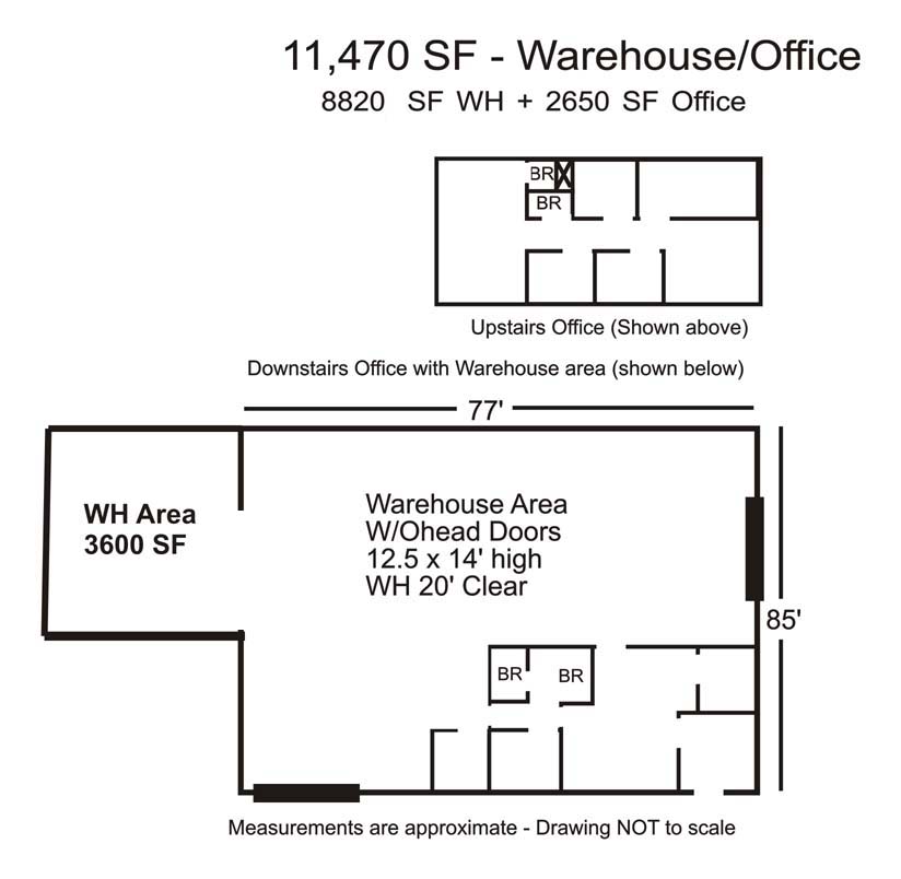 11,470 square feet of Warehouse/Office for SALE or LEASE in POMPANO