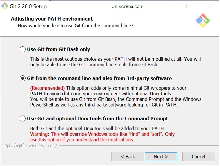 git SCM on Windows Install and Configure UnixArena