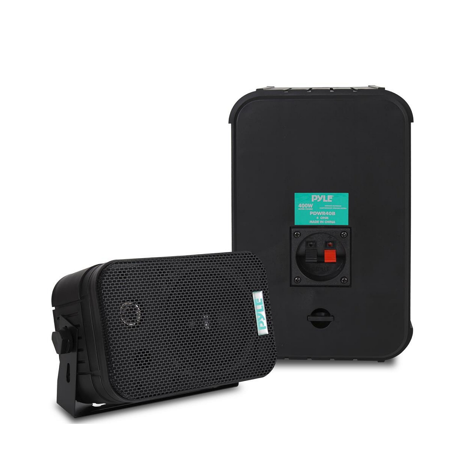 Pyle PDWR40B 5.25″ Indoor/Outdoor Waterproof Speakers, Black, Pair