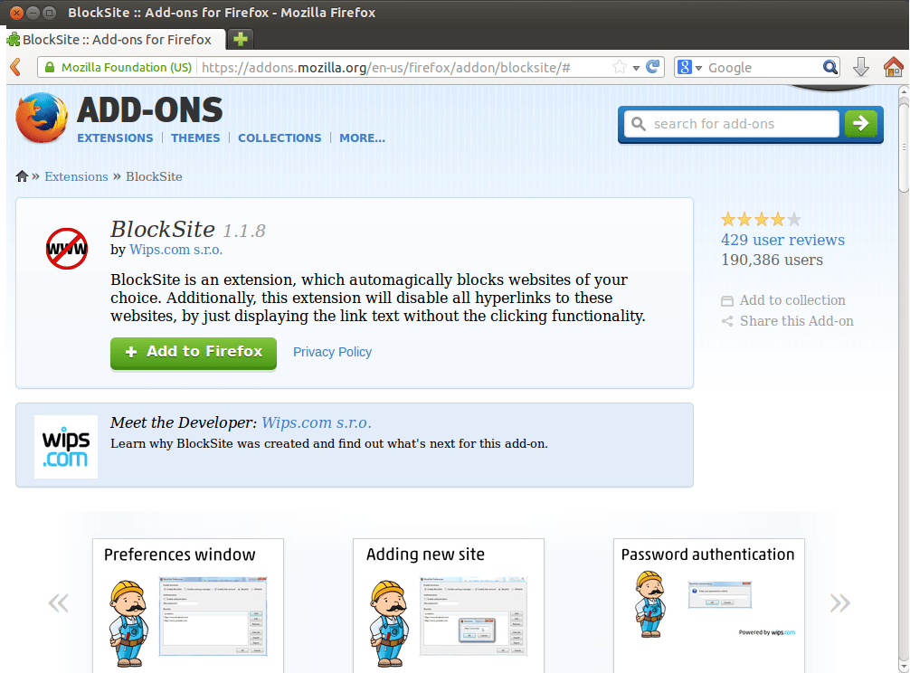 Block sites In Mozilla Firefox And Google Chrome Unixmen