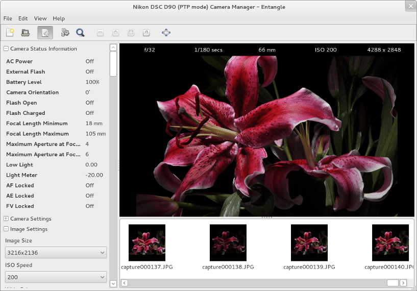 How To Control Digital Camera From Ubuntu Using Entangle Unixmen