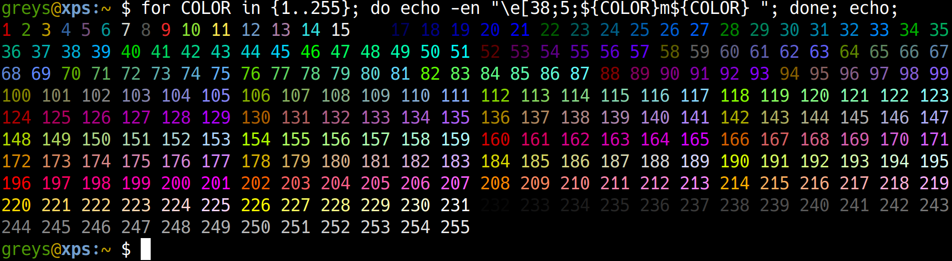 Bash Tput Setaf Color Table? How To Determine Color Codes?, 46 OFF