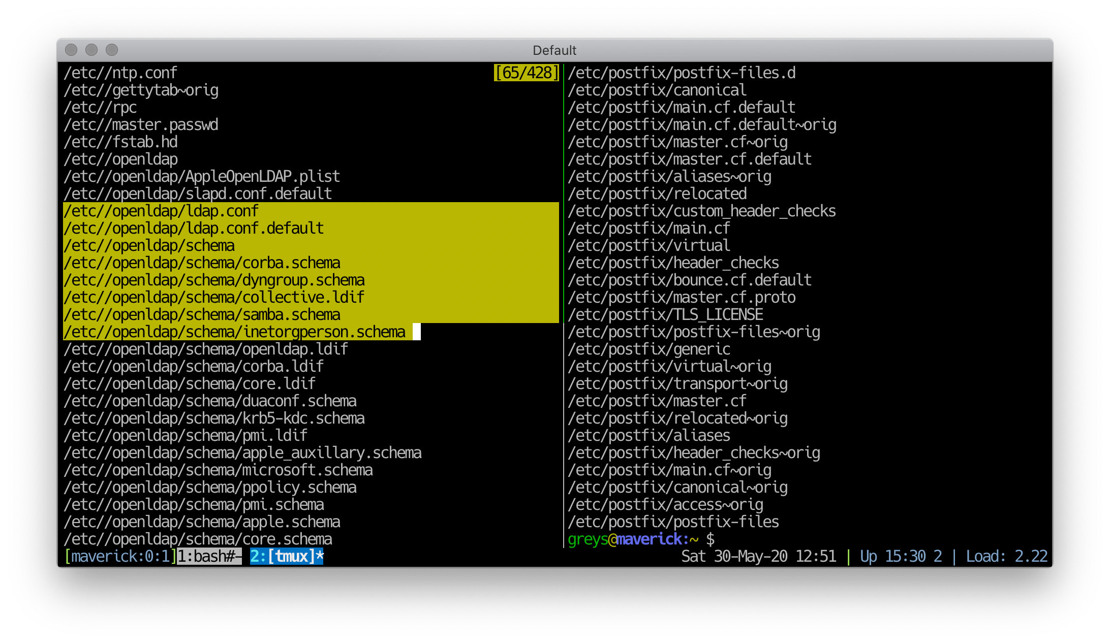 tmux mouse mode in macOS