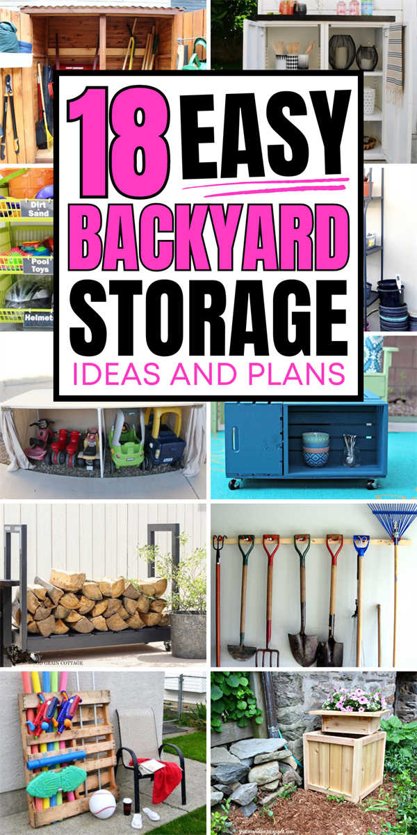 18 Backyard Storage Ideas for Organized Spaces