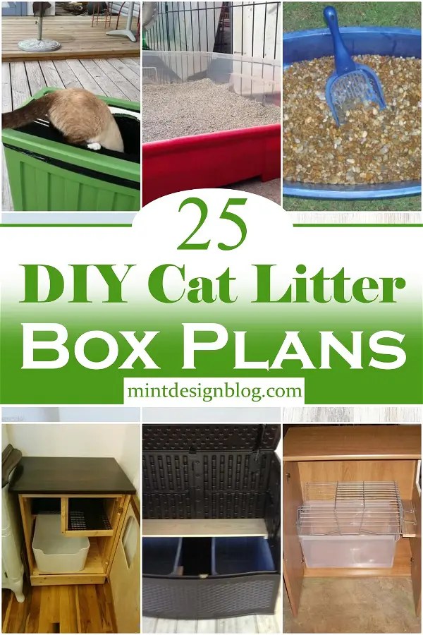23 DIY Cat Litter Box Plans