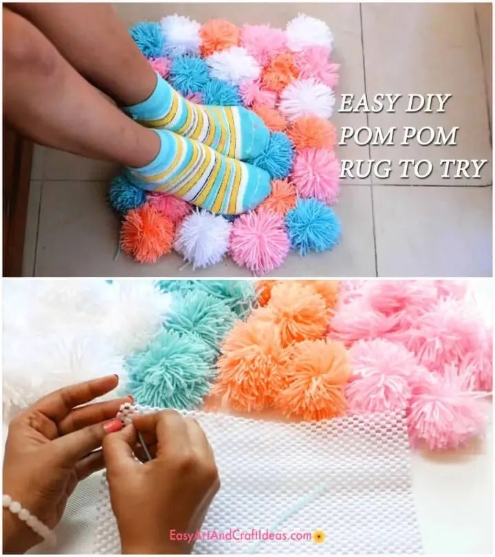 15 Fun DIY Pom Pom Rug Designs for Playful Spaces