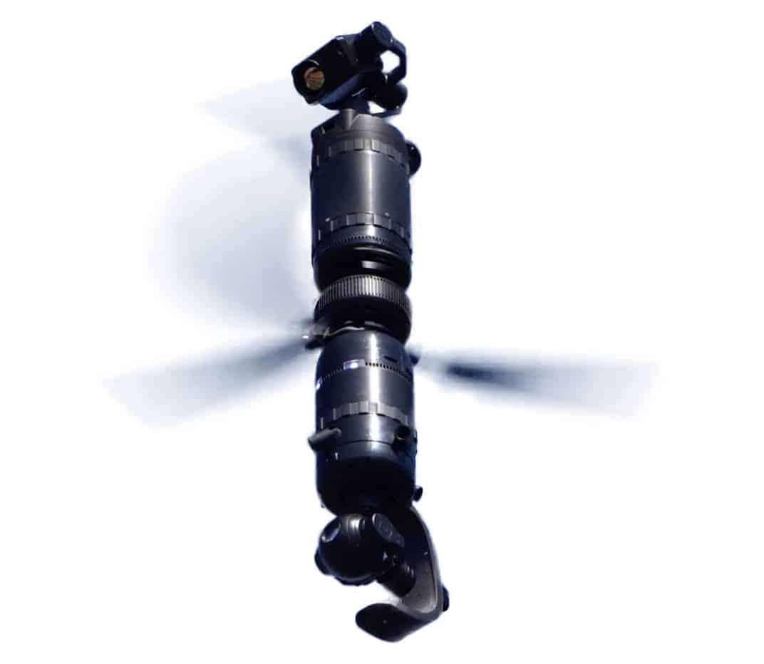 Spirit Coaxial Rotor VTOL UAS Modular coaxial drone with compact cylindrical airframe