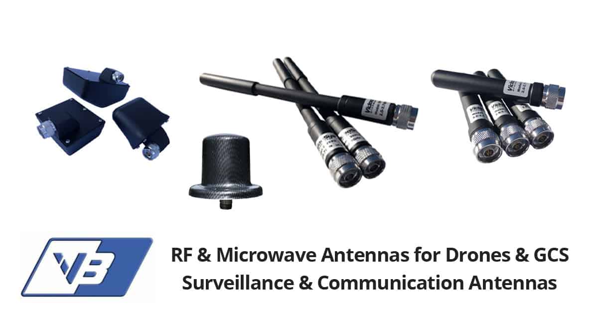 RF & Microwave Antennas for Drones & GCS Surveillance & Communication
