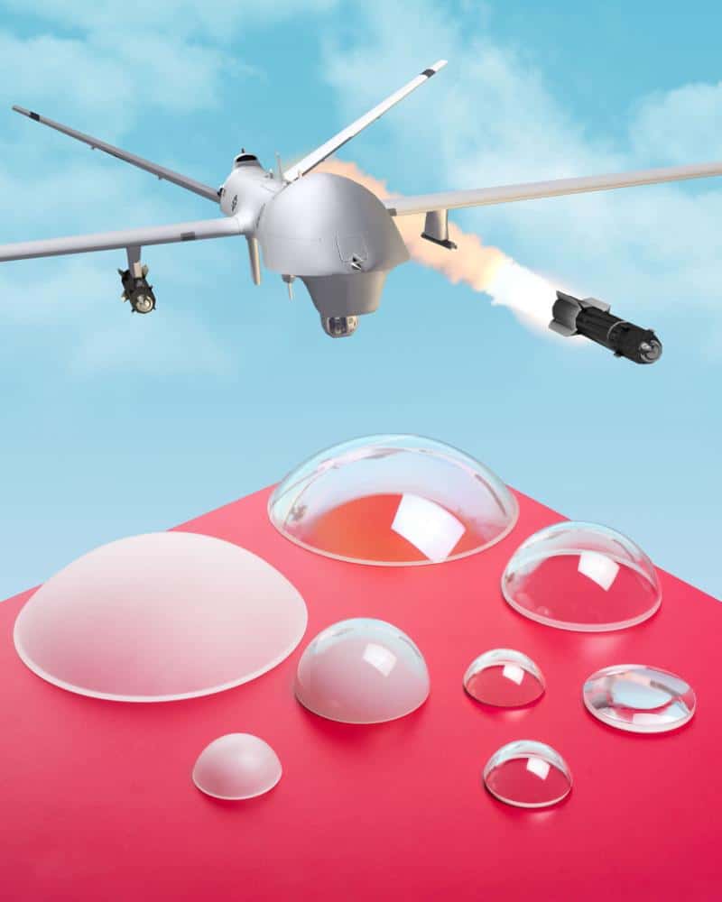Sapphire Domes Optical domes for drone & ROV cameras & sensors