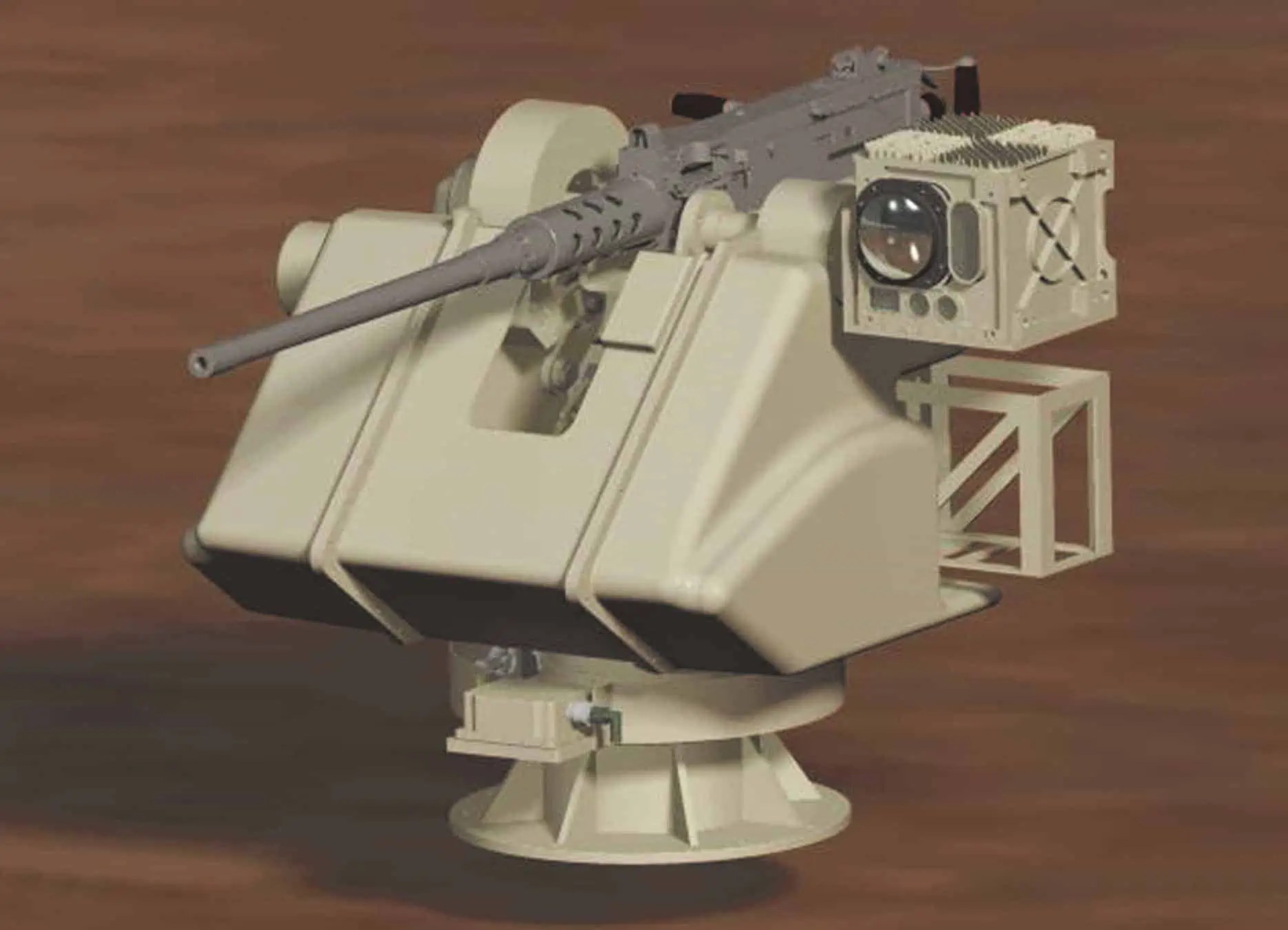 Stealth Remote Weapons Station Stabilized gun platform for UGVs and USVs