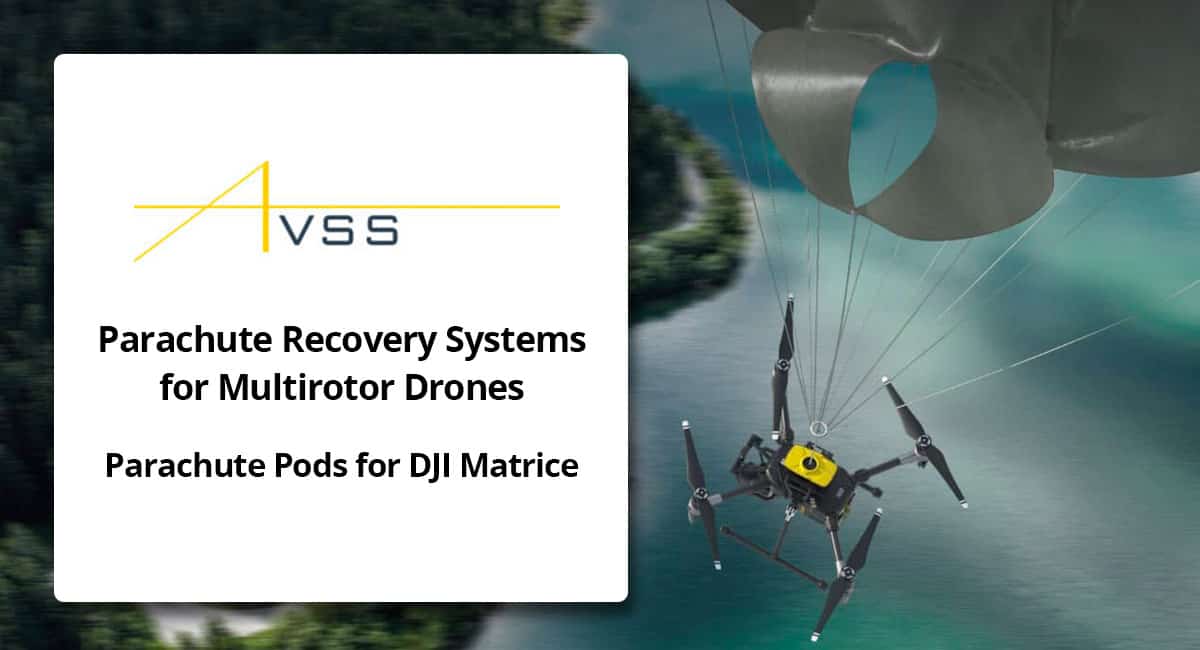 Parachute Recovery Systems DJI Matrice Drone Parachutes