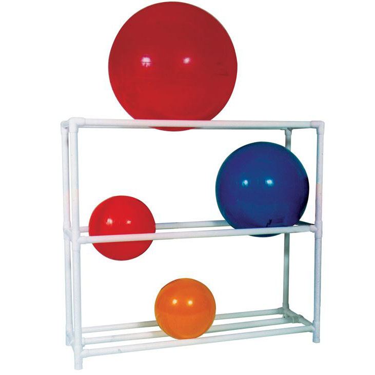 7010 Stationary Therapy Ball Storage Rack 6+ Ball Capacity UnoClean
