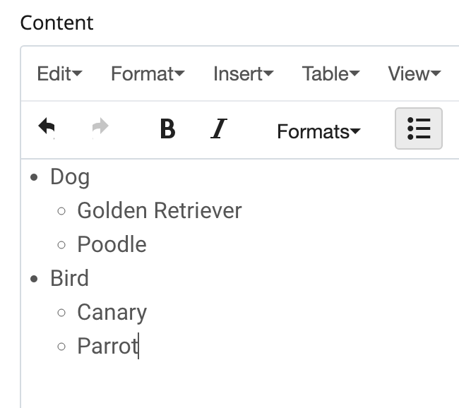 Creating a Bulleted List Office of Strategic Marketing and