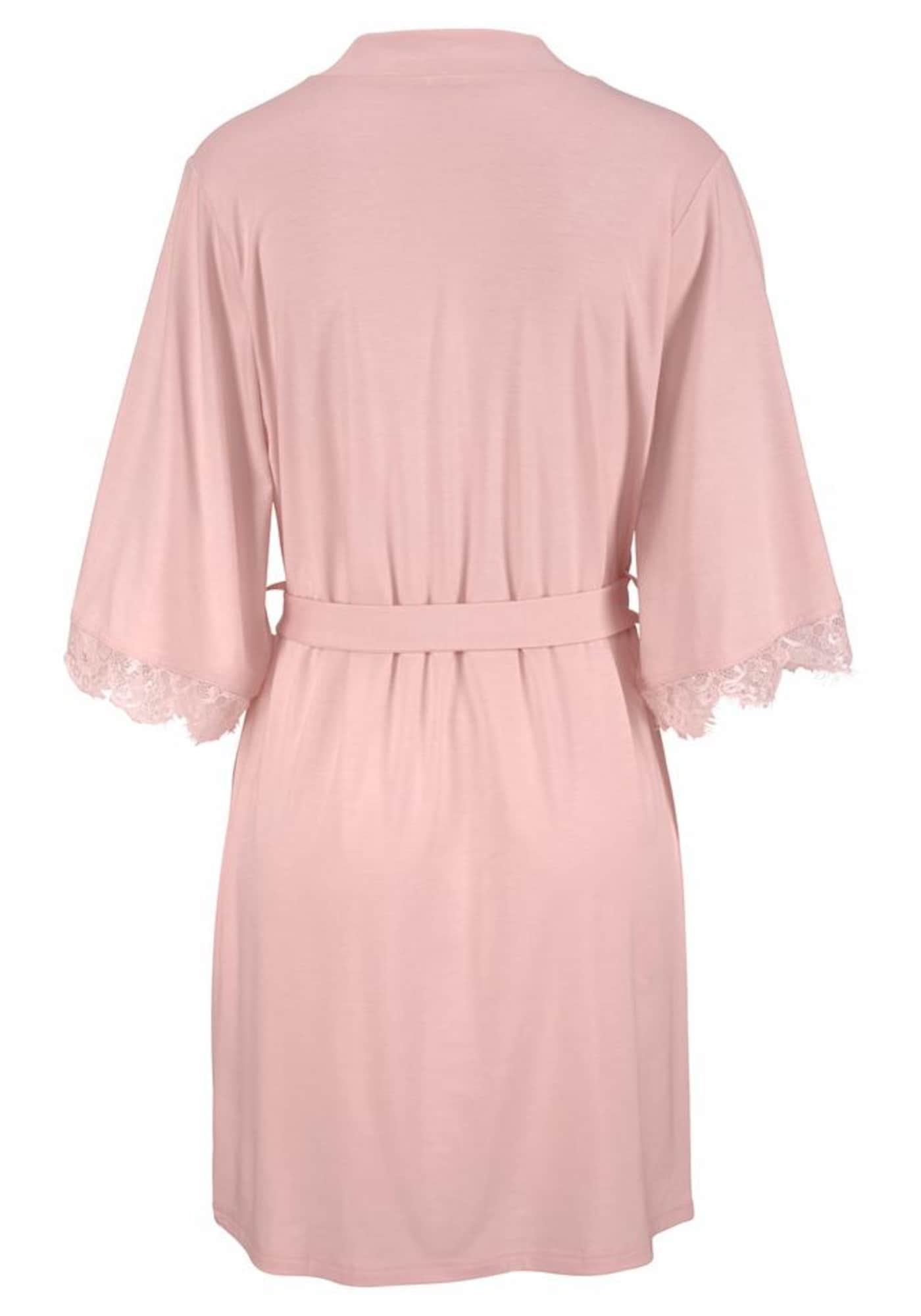 LASCANA Robe de chambre rose UnPyjama