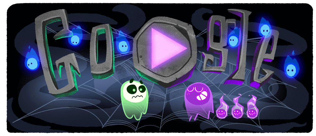 Google fête Halloween 2018 avec le 1er Doodle jeu interactif
