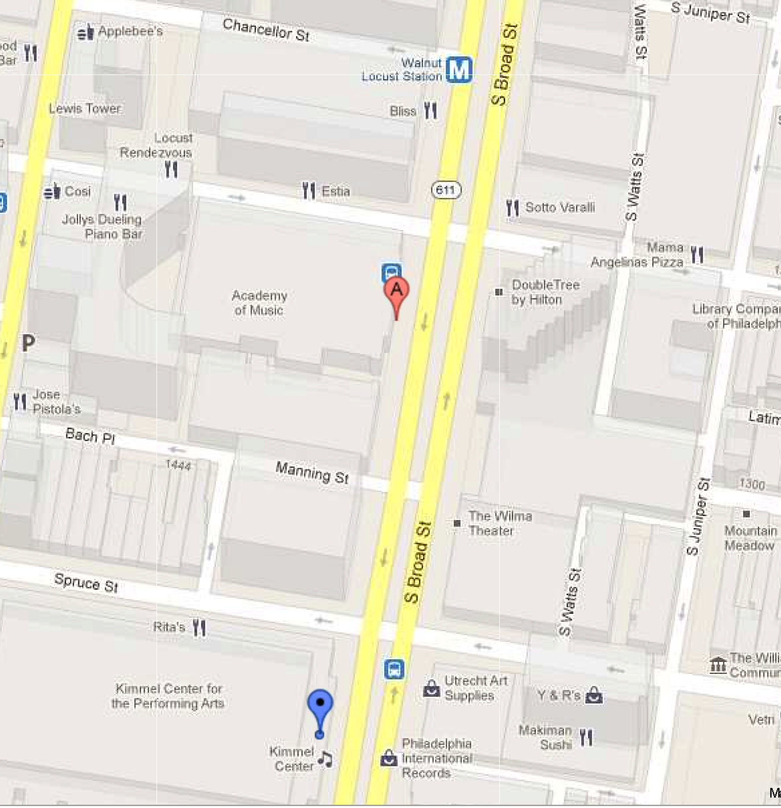 Philly Runners -- Broad Street Run Map -- Lo…