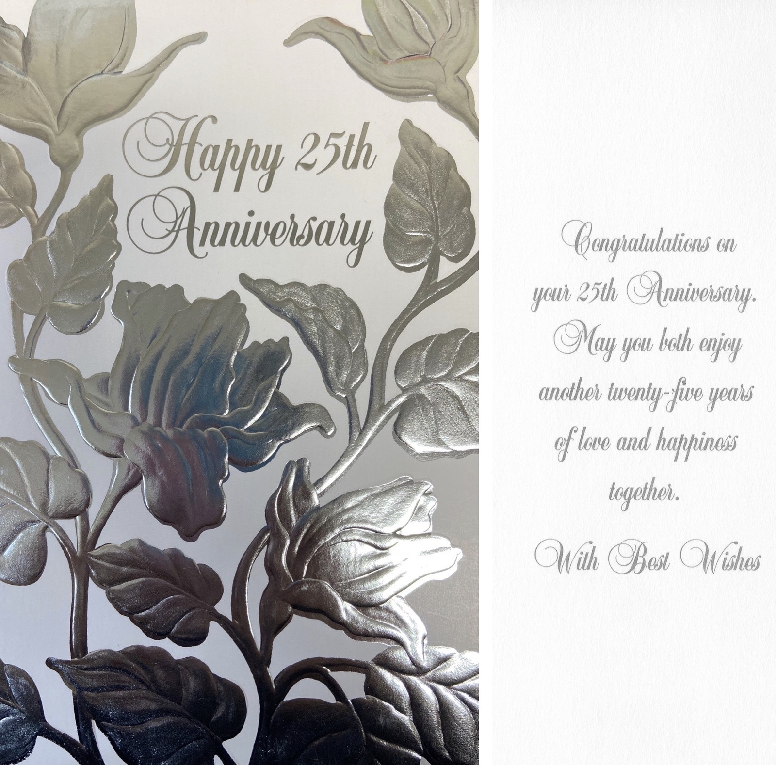 25th Wedding Anniversary Greeting Card Ukrainian Orthodox Church of