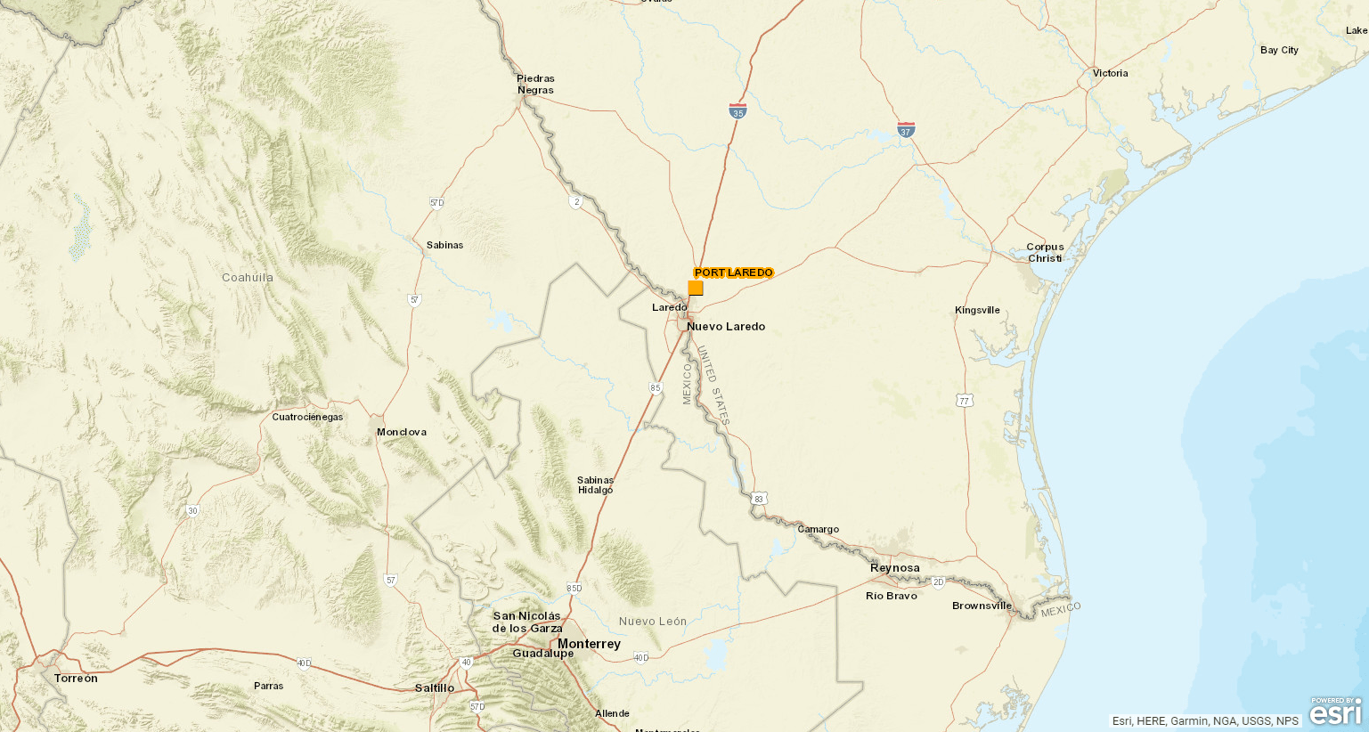 Laredo Maps Texas, U.S. Maps of Laredo Ontheworldmap.com