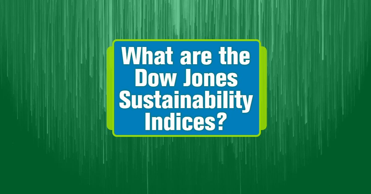 UP What Are the S&P Dow Jones Sustainability Indices?