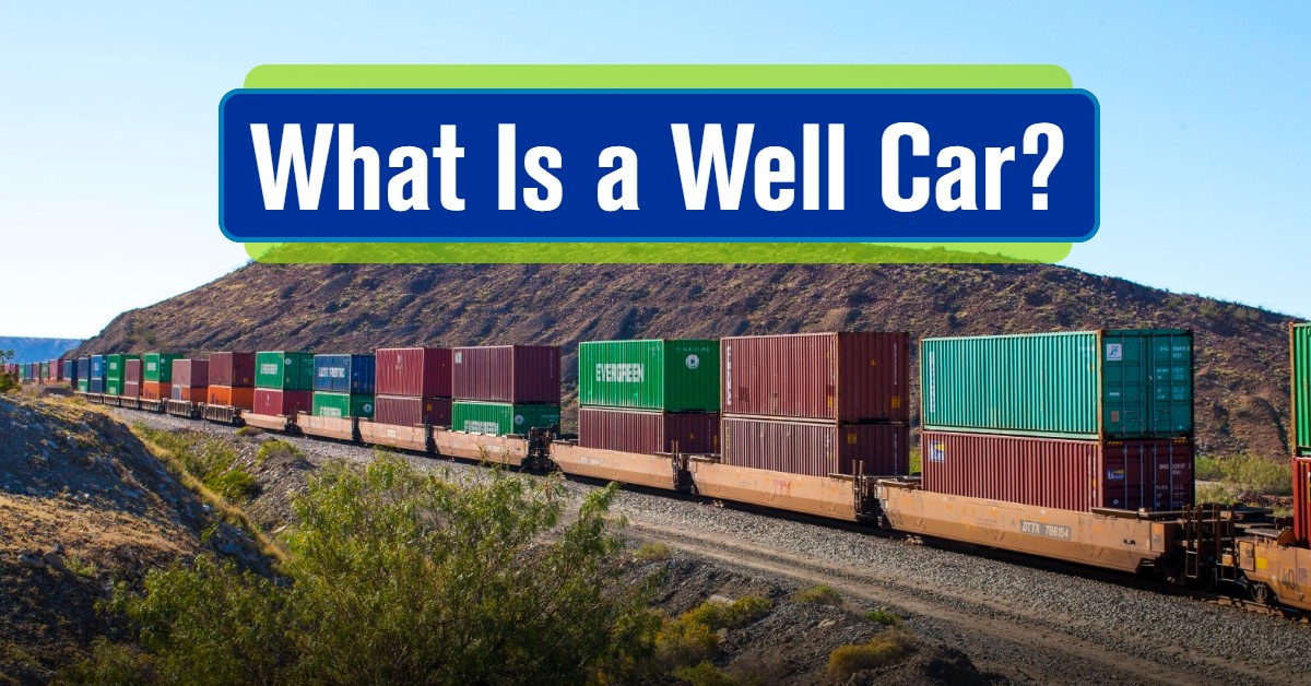 UP What Is a Well Car Rail Car?