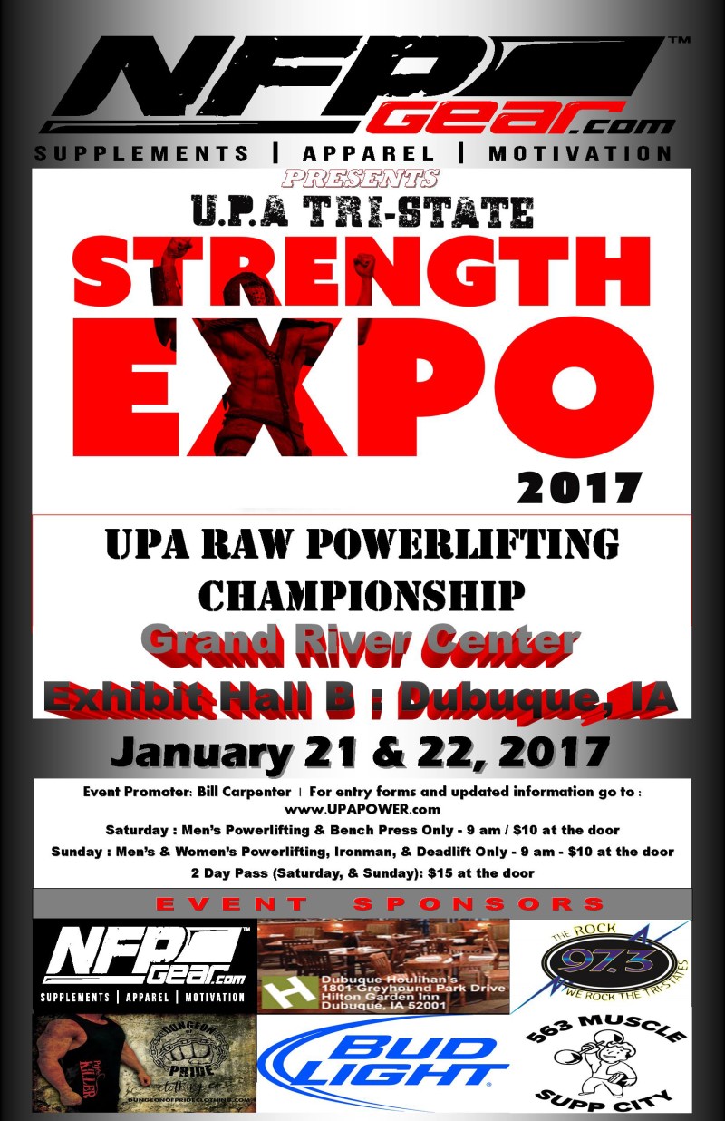 Npc Events Mississippi 2023 UPA Raw Powerlifting Championship Roster List... UPA EVENTS