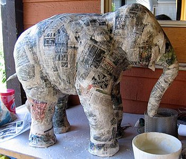 Paper Mache Art Ideas Upcycle Art