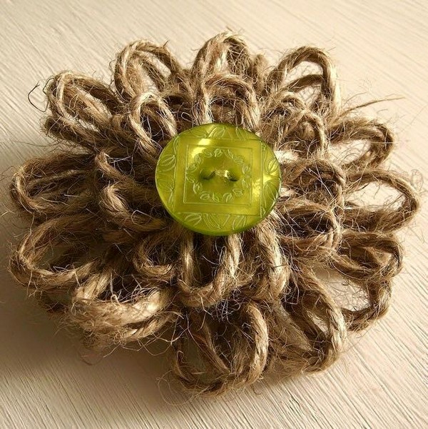 Decor Art Crafts with Sisal Rope Upcycle Art