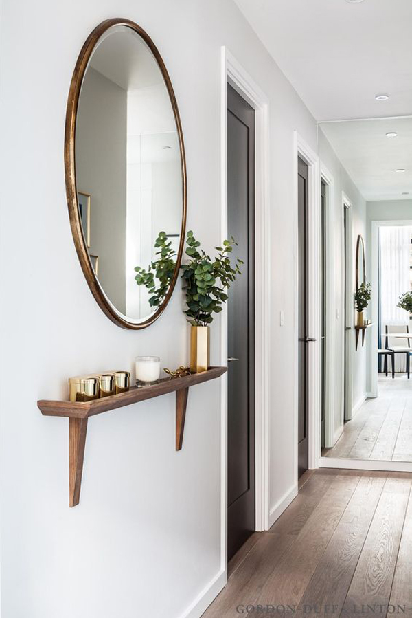 Decorating ideas for narrow corridors and hallways UPCYCLIST