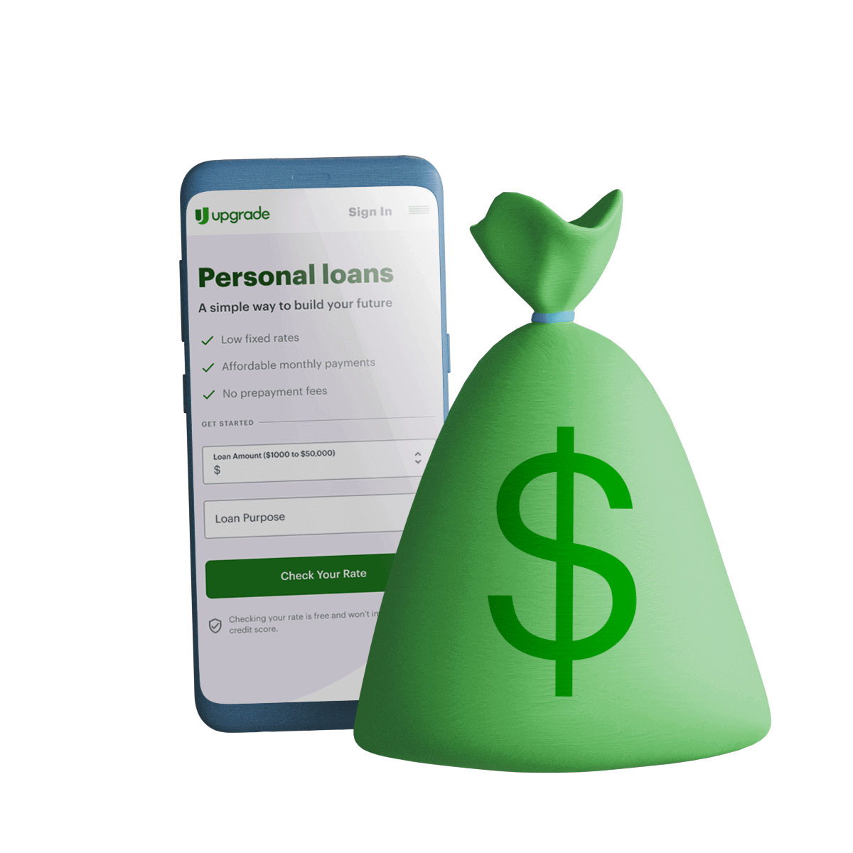 Personal Loans up to 50,000 Upgrade