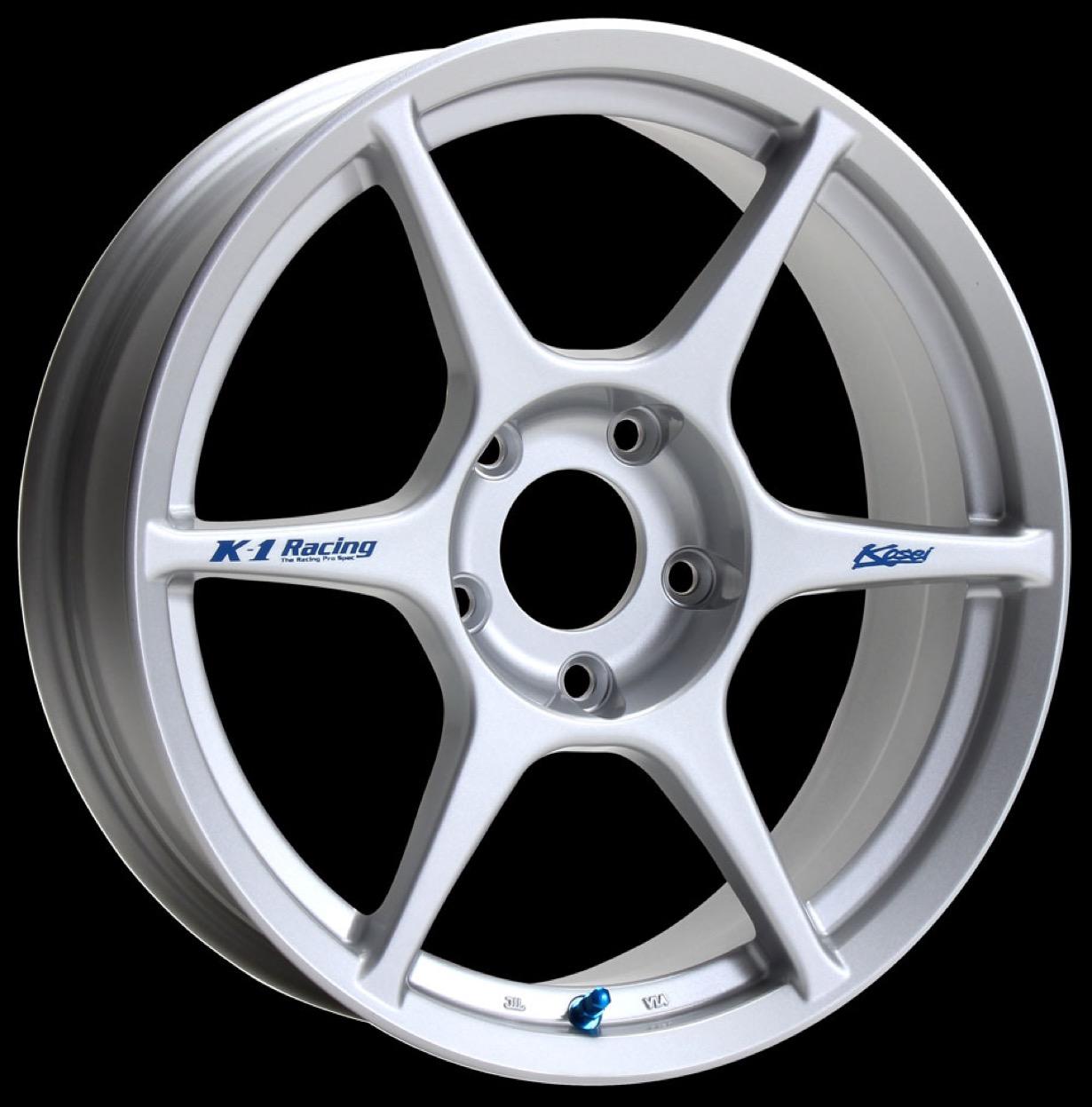 Kosei K1 Racing Wheel 15x7.0 4x100 +38 Silver Painted.