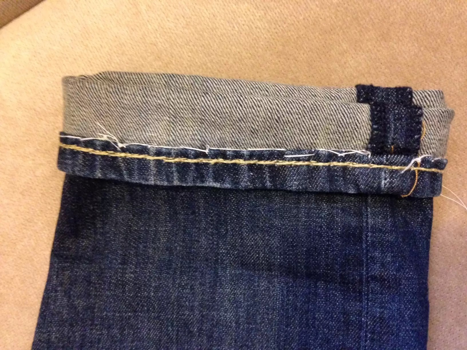 How to Hem Your Pants by Hand and Keep the Original Stitching Uplifting Mayhem