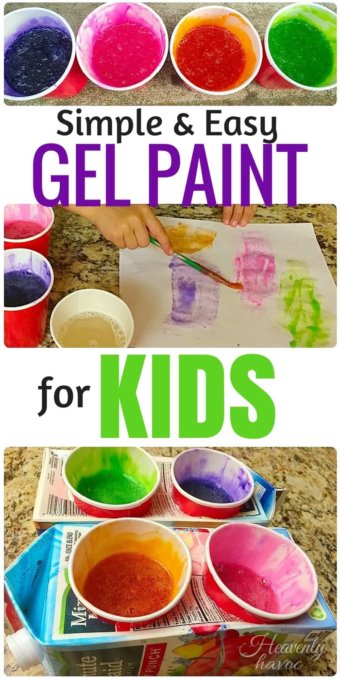 Simple and Easy Gel Paint for Kids Uplifting Mayhem